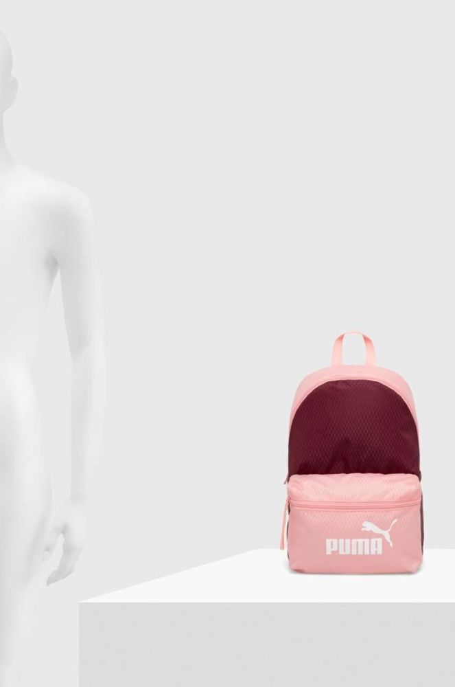 Рюкзак Puma жіночий колір рожевий малий з принтом фото 6