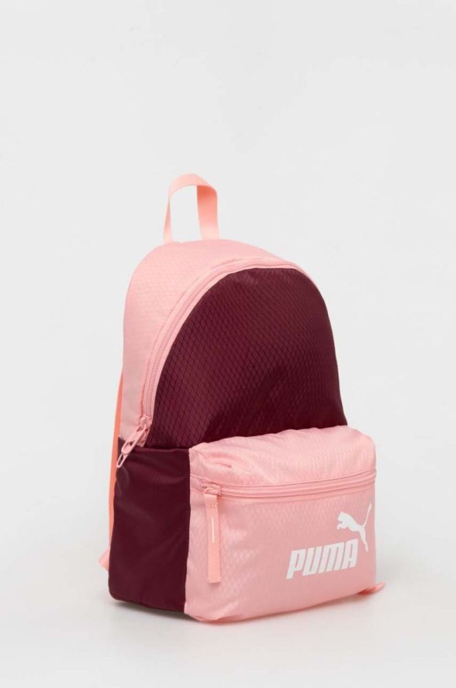 Рюкзак Puma жіночий колір рожевий малий з принтом фото 2
