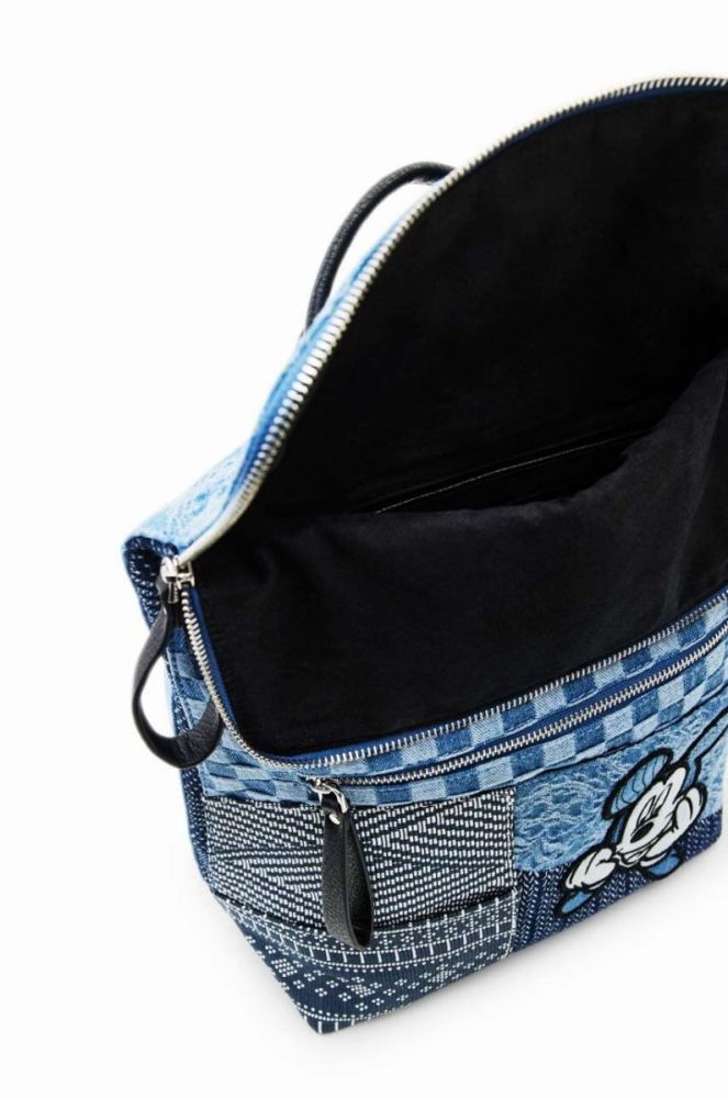 Рюкзак Desigual x Disney жіночий великий візерунок колір блакитний фото 4
