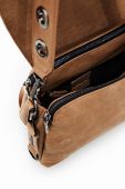 Рюкзак Desigual 23WAKP04 ACCESSORIES PU BACKPACK MINI жіночий колір коричневий малий з принтом Рюкзак Desigual 23WAKP04 ACCESSORIES PU BACKPACK MINI жіночий колір коричневий малий з принтом