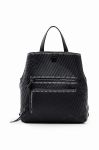 Рюкзак Desigual 23WAKP07 ACCESSORIES PU BACKPACK MINI жіночий колір чорний малий візерунок Рюкзак Desigual 23WAKP07 ACCESSORIES PU BACKPACK MINI жіночий колір чорний малий візерунок