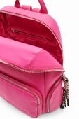 Рюкзак Desigual жіночий колір рожевий малий однотонний