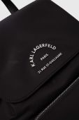 Рюкзак Karl Lagerfeld жіночий колір чорний малий з принтом Рюкзак Karl Lagerfeld жіночий колір чорний малий з принтом