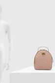 Шкіряний рюкзак Pinko Answear Exclusive жіночий колір бежевий малий однотонний