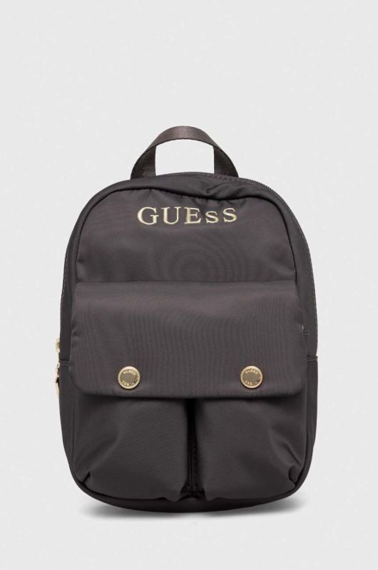 Рюкзак Guess жіночий колір коричневий малий однотонний (3598329)