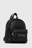 Рюкзак HUGO жіночий колір чорний малий однотонний
