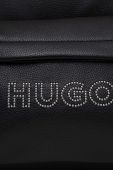 Рюкзак HUGO жіночий колір чорний малий однотонний