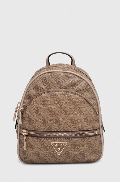 Рюкзак Guess жіночий колір бежевий малий візерунок (3618363)