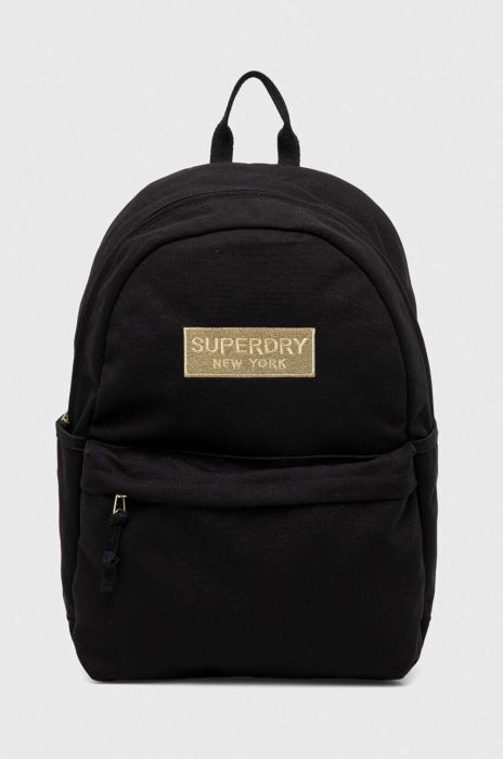Рюкзак Superdry жіночий колір чорний великий однотонний Рюкзак Superdry жіночий колір чорний великий однотонний