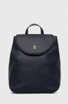 Рюкзак Tommy Hilfiger жіночий колір синій великий однотонний Рюкзак Tommy Hilfiger жіночий колір синій великий однотонний