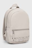 Рюкзак Tommy Jeans жіночий колір бежевий малий з аплікацією