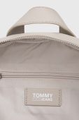 Рюкзак Tommy Jeans жіночий колір бежевий малий з аплікацією