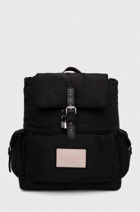 Рюкзак Pepe Jeans Myla Margy жіночий колір чорний малий однотонний Рюкзак Pepe Jeans Myla Margy жіночий колір чорний малий однотонний