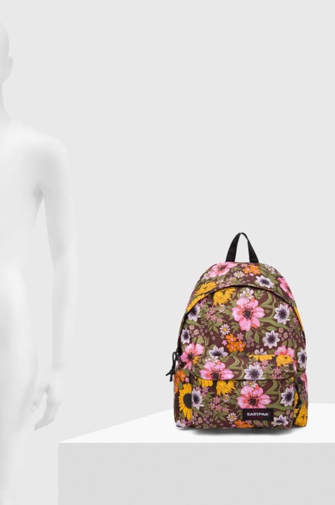 Рюкзак Eastpak жіночий колір помаранчевий великий візерунок фото 6