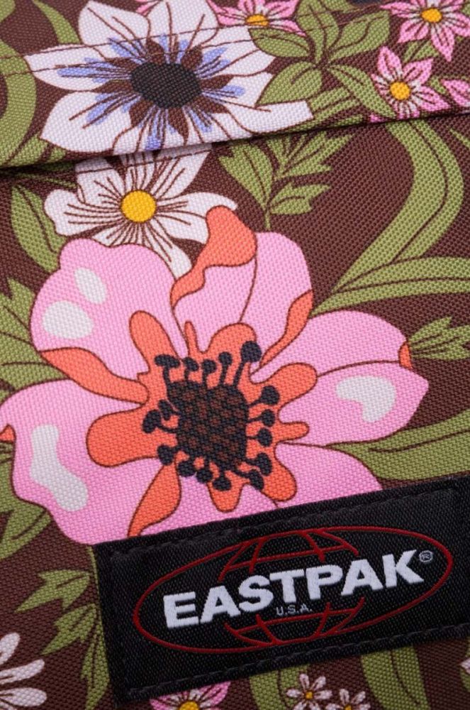 Рюкзак Eastpak жіночий колір помаранчевий великий візерунок фото 4