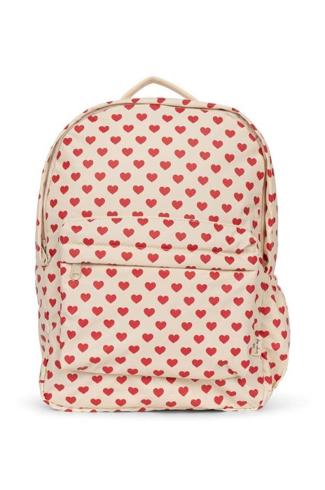 Дитячий рюкзак Konges Sl?jd колір червоний малий візерунок