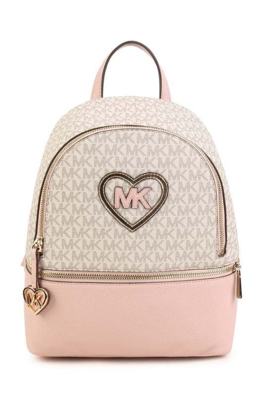 Дитячий рюкзак Michael Kors колір рожевий малий візерунок