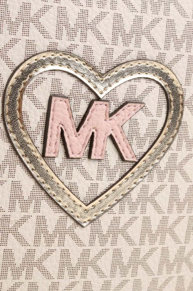 Дитячий рюкзак Michael Kors колір рожевий малий візерунок фото 4