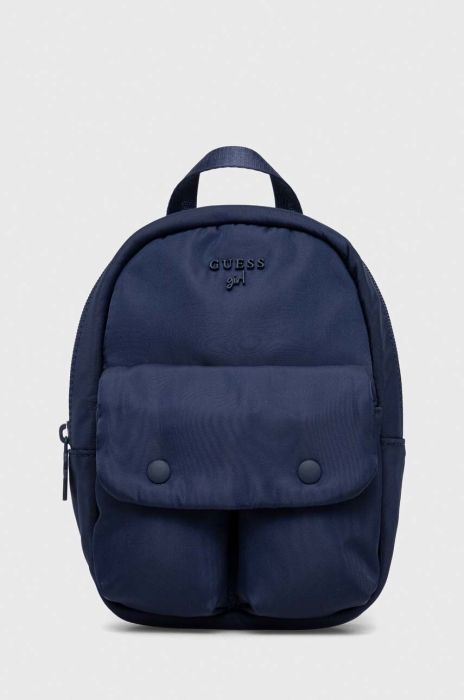 Дитячий рюкзак Guess колір синій малий однотонний Дитячий рюкзак Guess колір синій малий однотонний