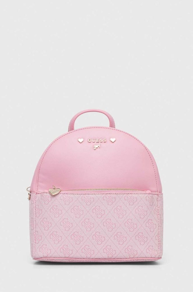 Дитячий рюкзак Guess колір рожевий малий візерунок (3591516)