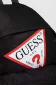 Дитячий рюкзак Guess колір чорний великий з принтом