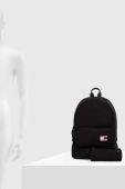 Дитячий рюкзак Tommy Hilfiger колір чорний малий з аплікацією