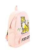 Дитячий рюкзак Kenzo Kids колір рожевий великий з принтом