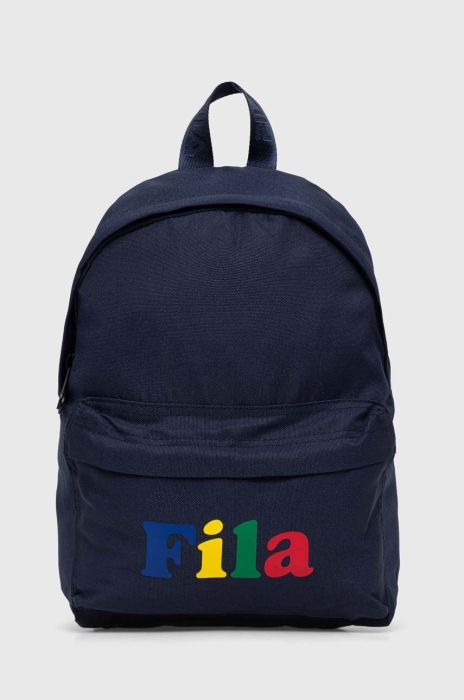 Рюкзак Fila колір синій малий з принтом