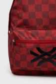 Дитячий рюкзак United Colors of Benetton колір червоний великий візерунок