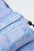 Дитячий рюкзак Guess малий візерунок колір блакитний (3591521)