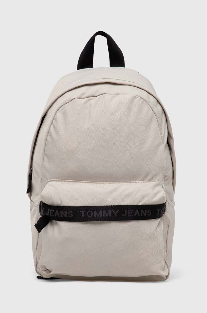 Рюкзак Tommy Jeans чоловічий колір бежевий великий з принтом (3253712)