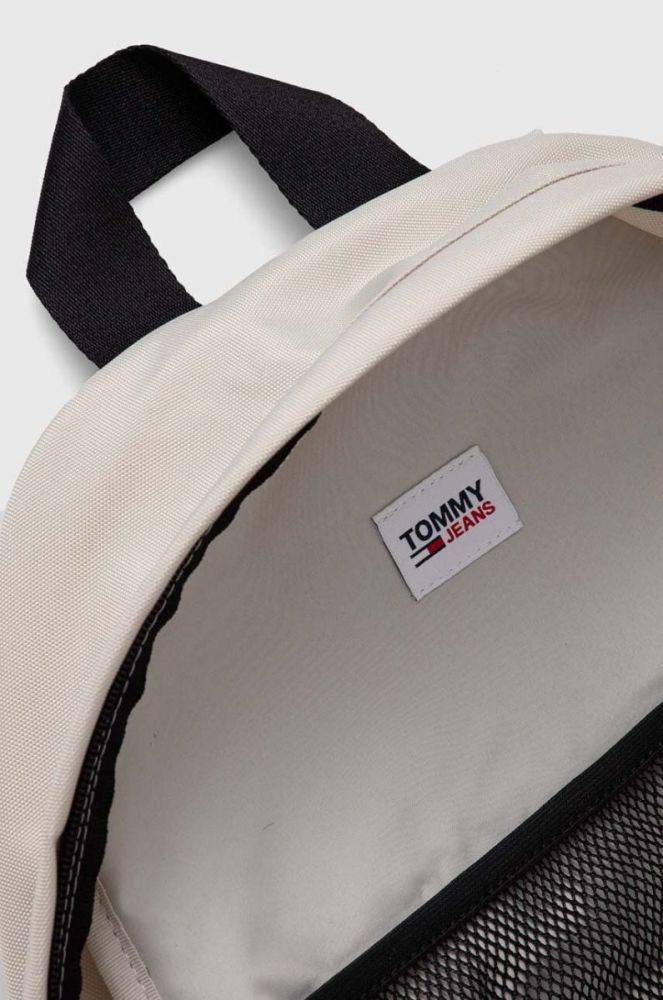 Рюкзак Tommy Jeans чоловічий колір бежевий великий з принтом (3253712) фото 5