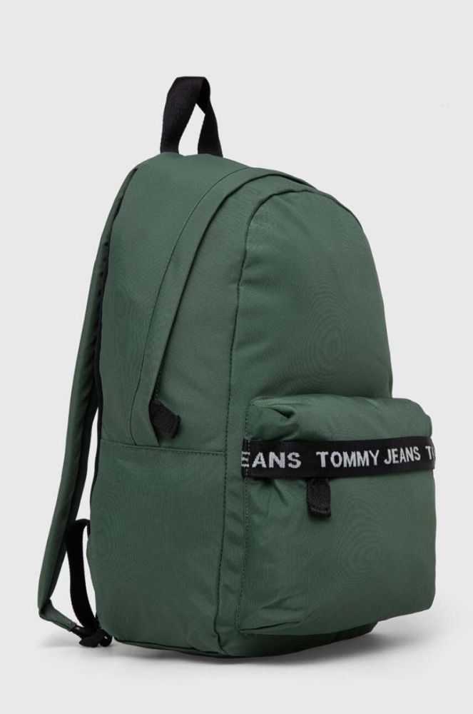 Рюкзак Tommy Jeans чоловічий колір зелений великий з принтом (3253714) фото 2