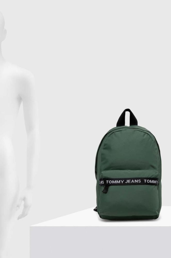 Рюкзак Tommy Jeans чоловічий колір зелений великий з принтом (3253714) фото 6