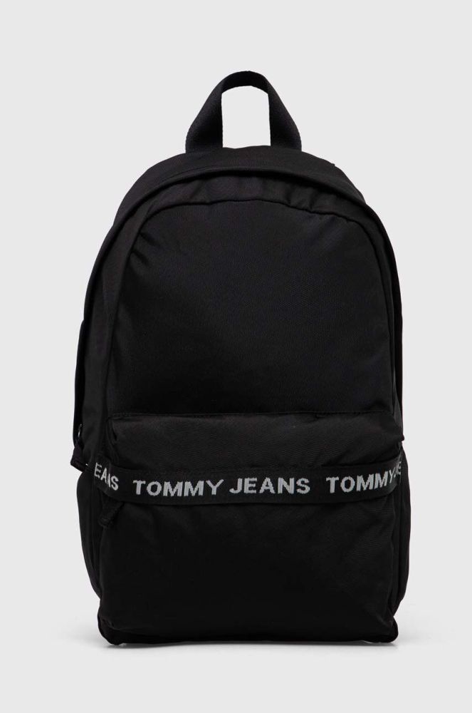 Рюкзак Tommy Jeans чоловічий колір чорний великий з принтом (3253713)