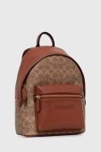 Рюкзак Coach чоловічий колір червоний малий візерунок