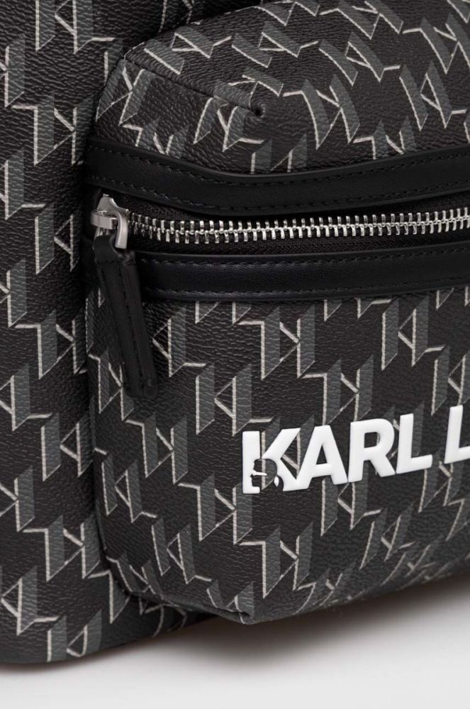 Рюкзак Karl Lagerfeld чоловічий колір чорний великий візерунок (3348694) фото 4
