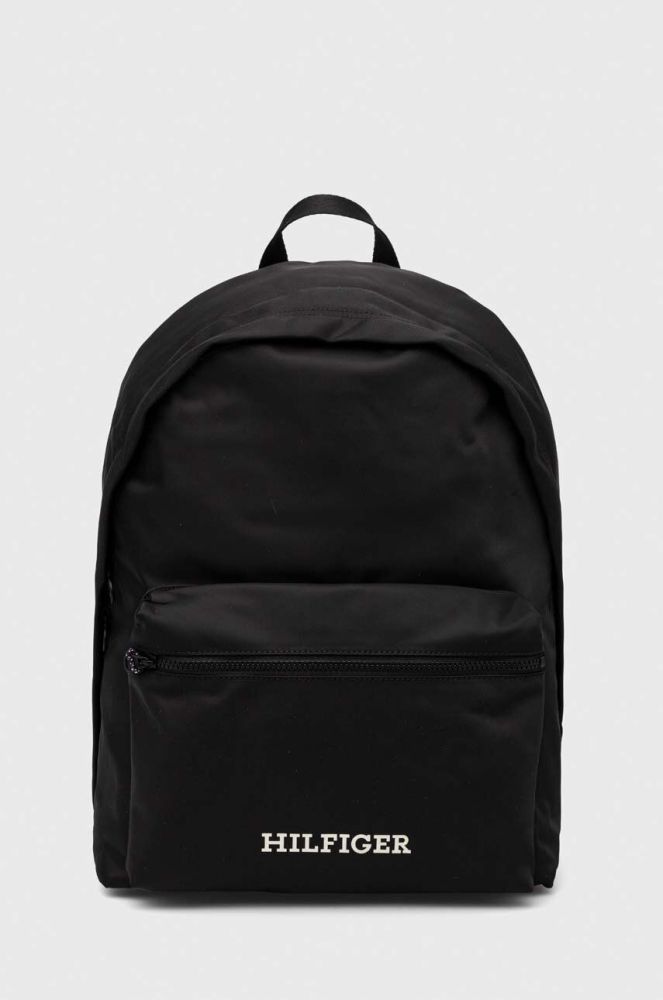 Рюкзак Tommy Hilfiger чоловічий колір чорний великий з принтом