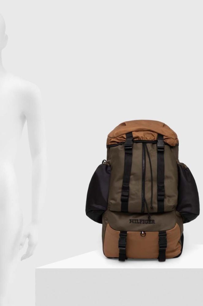 Рюкзак Tommy Hilfiger чоловічий великий візерунок колір барвистий фото 7