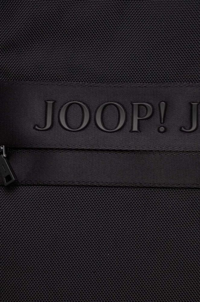 Рюкзак Joop! чоловічий колір чорний великий з аплікацією фото 4