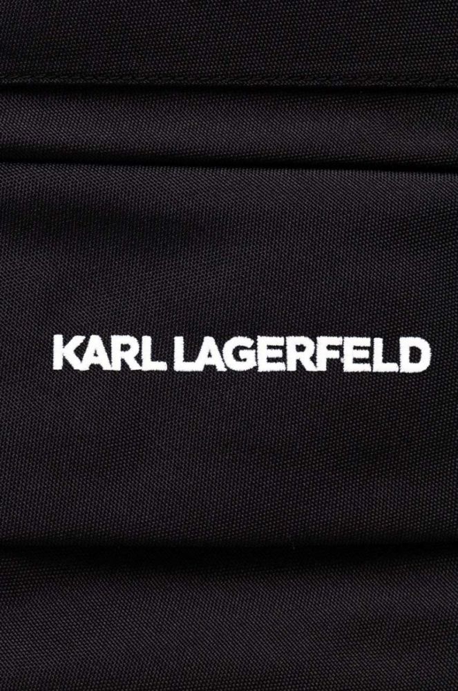 Рюкзак Karl Lagerfeld чоловічий колір чорний великий однотонний (3486406) фото 3