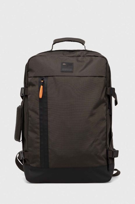 Рюкзак Strellson чоловічий колір зелений великий однотонний