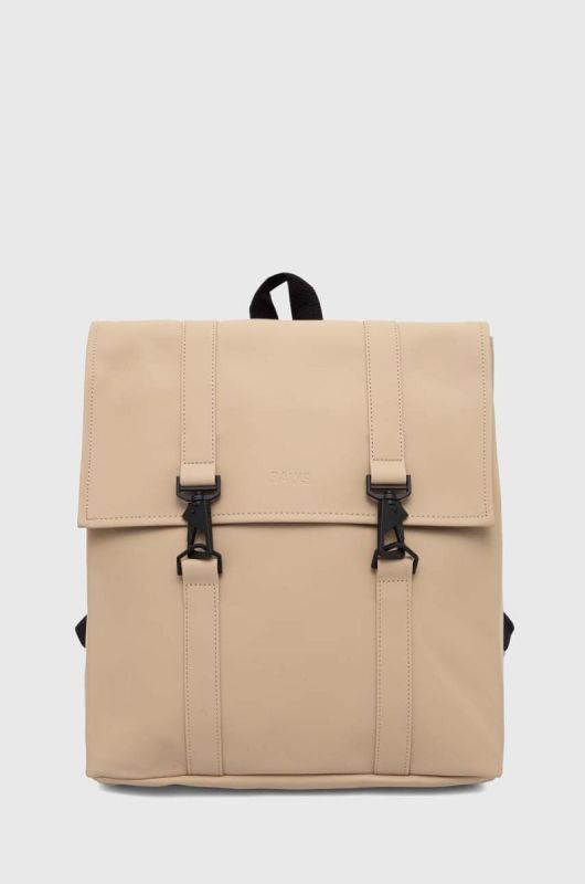 Рюкзак Rains 13310 Backpacks колір бежевий великий однотонний
