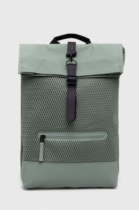 Рюкзак Rains 13340 Backpacks колір зелений великий однотонний