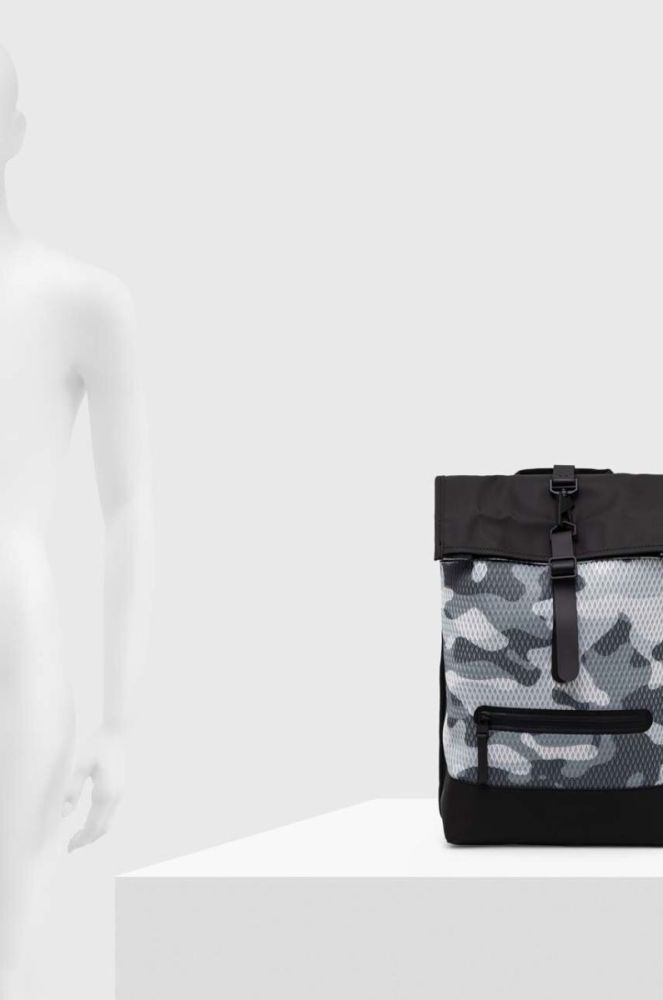 Рюкзак Rains 13340 Backpacks колір зелений великий візерунок фото 6