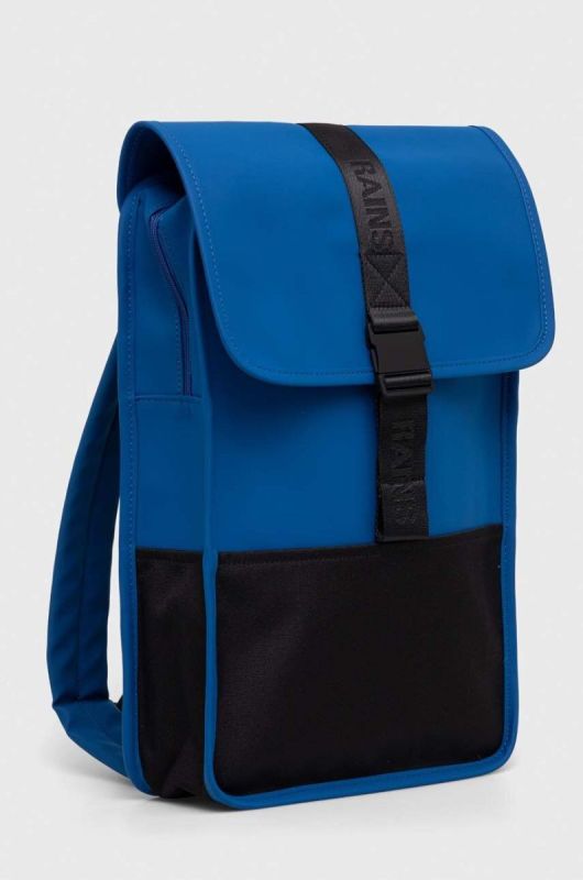 Рюкзак Rains 14300 Backpacks великий однотонний колір блакитний фото 2