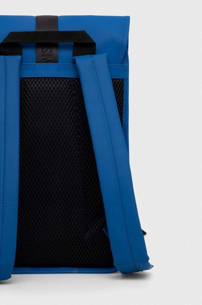 Рюкзак Rains 14300 Backpacks великий однотонний колір блакитний фото 3