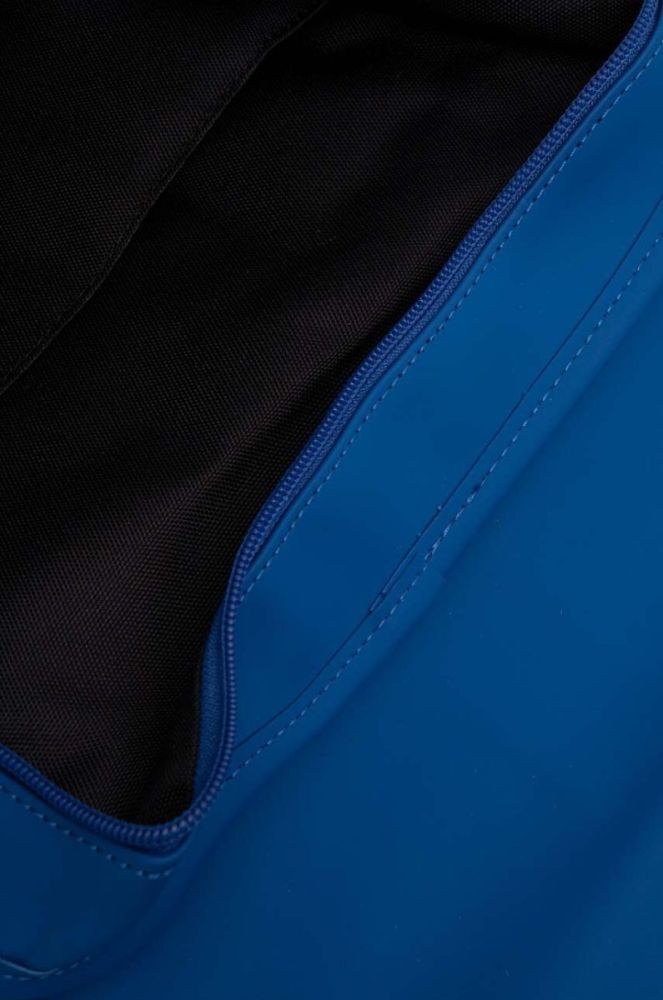 Рюкзак Rains 14300 Backpacks великий однотонний колір блакитний фото 5