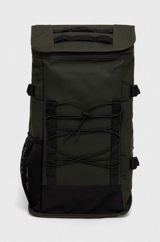 Рюкзак Rains 14340 Backpacks колір зелений великий однотонний