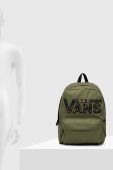 Рюкзак Vans колір зелений великий з аплікацією (3369799)